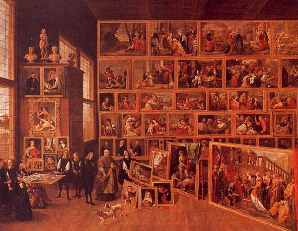    David Teniers The Archduke Leopold's Gallery Germany oil painting art